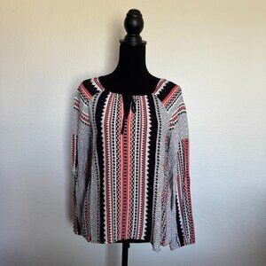 Sanctuary Printed Tunic Style Blouse • Size S